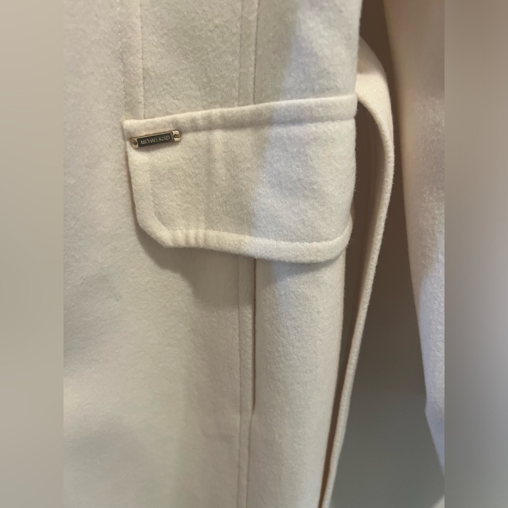 Michael Kors Hooded Belted Walker Coat - Picture 7 of 13